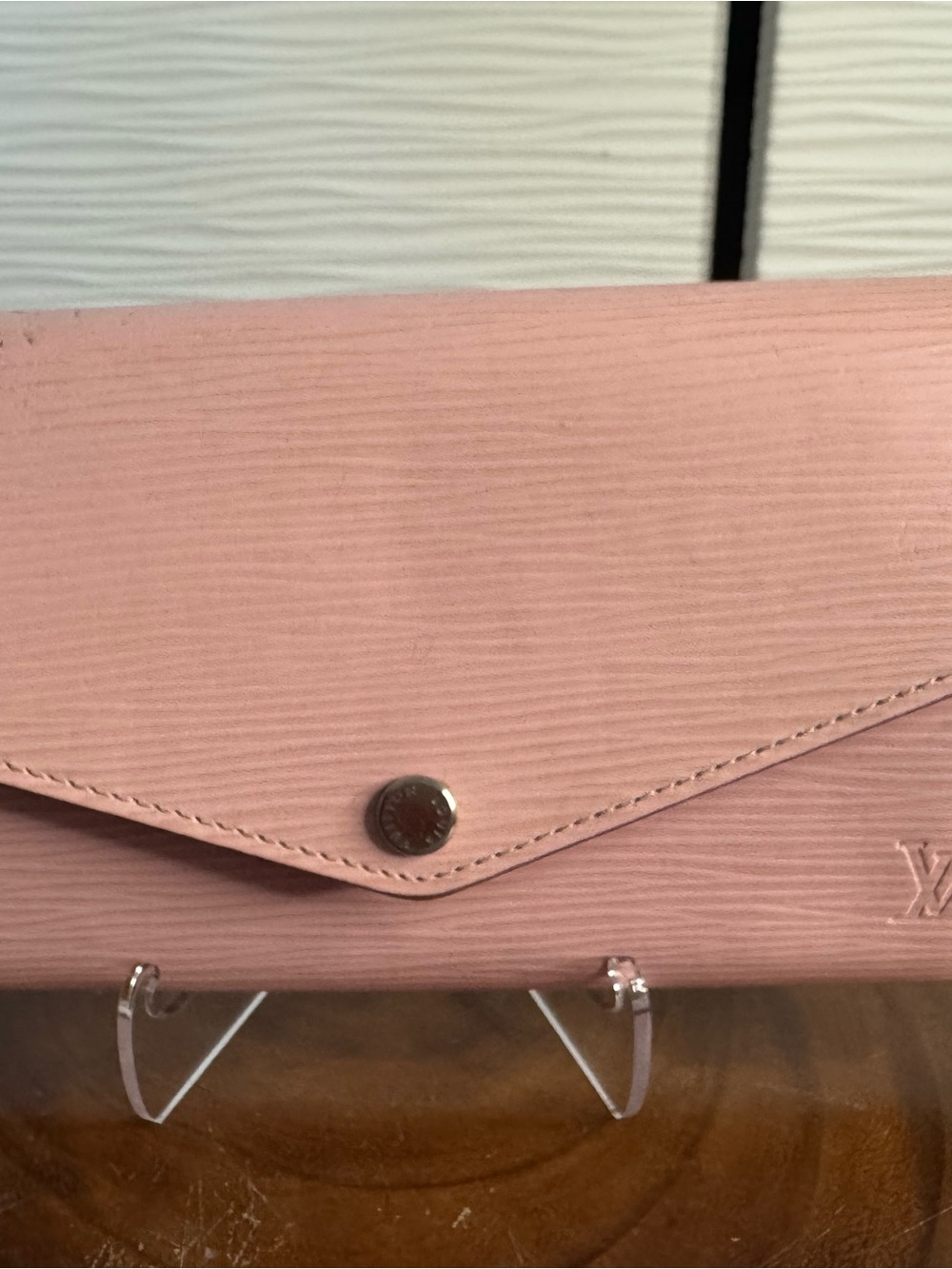Louis Vuitton Blush Pink Epi Leather Envelope Wallet- vintage